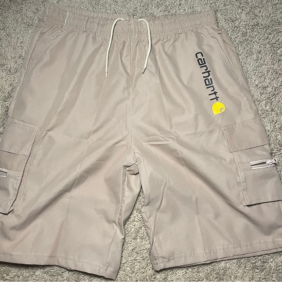 Carhartt Cargo Khaki  Multi-Pocket Shorts Men's Size XL - Picture 1 of 7